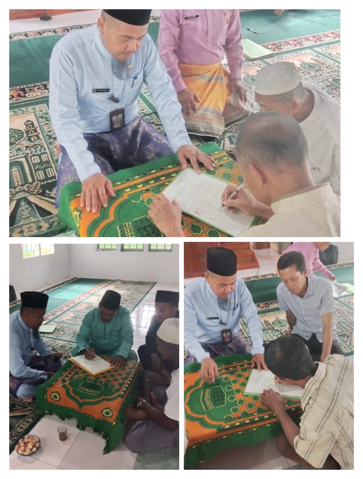 KUA Bunguran Barat Hadir Dampingi Legalitas Wakaf, Wujudkan Perlindungan Aset Umat